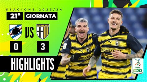 sampdoria vs parma|Highlights: Parma.
